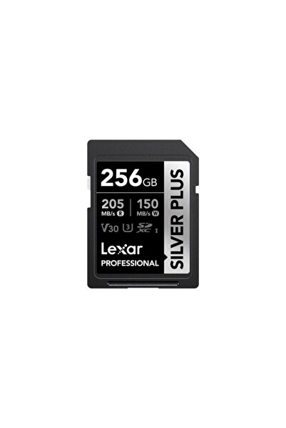Lexar 256GB Lexar LSDSIPL256G-BNNNG Professıonal Sılver Plus Sdxc Uhs-I Cards...