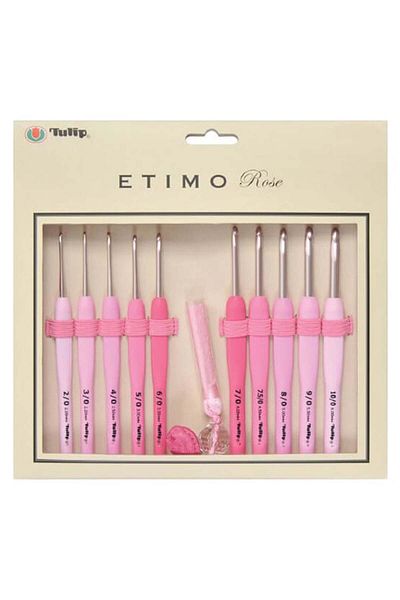 Tulip Etimo Rose Pink 10 Piece Crochet Set