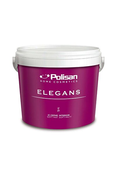 Polisan Elegans Soft Mat Yalın Beyaz - 7,5 L