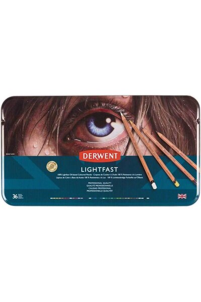 Derwent Lightfast 36'lı Yağlı Kurukalem Seti