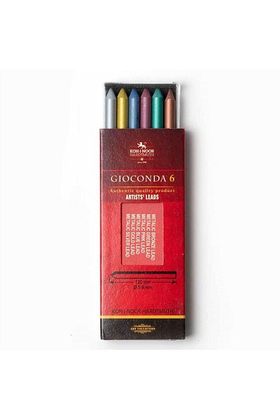 Koh-i Noor Koh-I-Noor 6-Piece Metallic 5.6mm Set - End Min