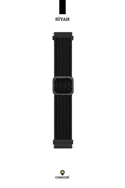 CONOCER ساعة Xiaomi Redmi Watch 5 Active / Lite متوافقة مع سلك من الألياف الدقيقة المنسوجة