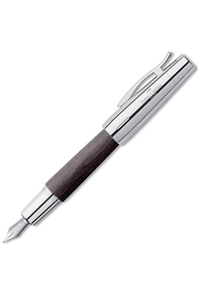 Faber Castell E-Motion Krom Dolma Kalem Ahşap Siyah 148220