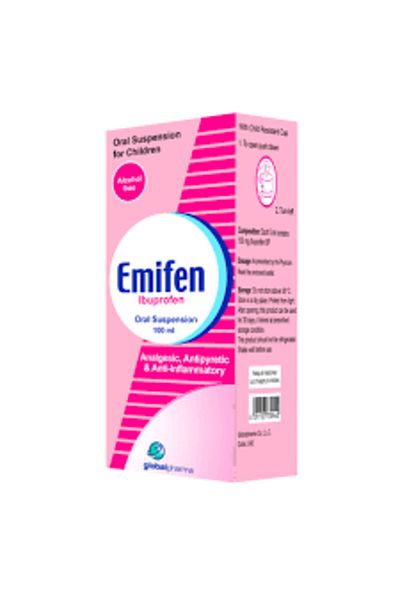 Global Emifen 100Mg/5Ml Susp 100 Ml