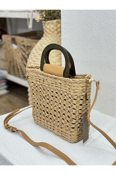 Matthew Cox Hsr1189 Straw Women's Crossbody Bag - Both Hand and