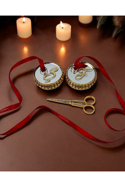 CyzHome Neve Mirrored Risen and Promise Scissors Set
