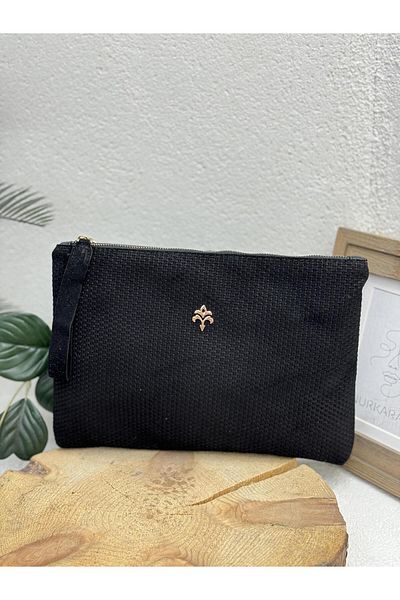 Jacquline ZD039-12 Дамска чанта-клъч от естествена кожа
