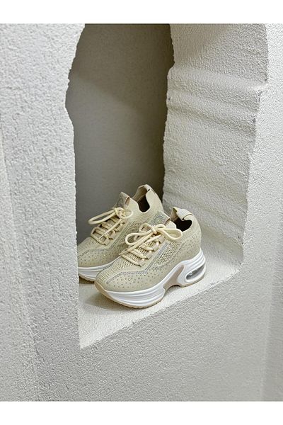 Guja 24Y300-13 STONE 9CM TALPA CU PANĂ TRICO SNEAKER PANTOF SPORT FEMEI