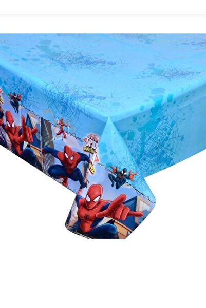 ALYA PARTİ Spiderman Örümcek Adam Parti Masa Örtüsü 120x180