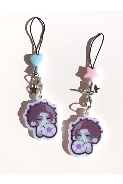 Yenaplanner حلية حقيبة بقفل أزرق / حزام هاتف (قطعة واحدة)