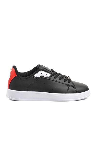 WALKWAY Lena pantofi unisex negru-alb-roșu