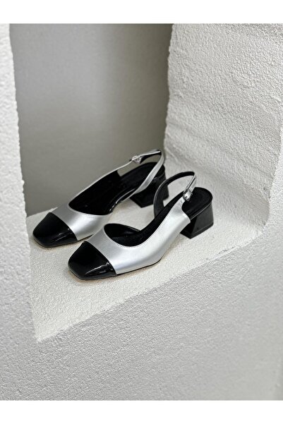 NUR KARACA 24Y8117 Ženske cipele sa tupo vrhom i 5cm potpeticom - Otvorena po...