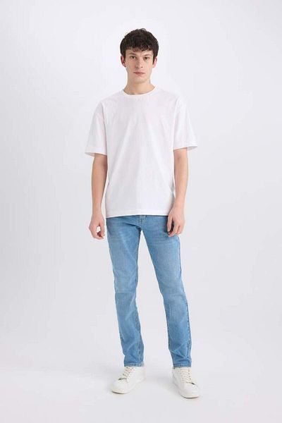 DeFacto New Season Pedro Slim Fit Slim Fit Normal Waist Slim Leg Jean Trousers