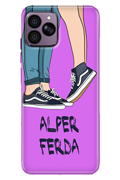 HİKİNG A41 Uyumlu Kılıf İsim Yazılı Kişiye Özel Silikon Model-43