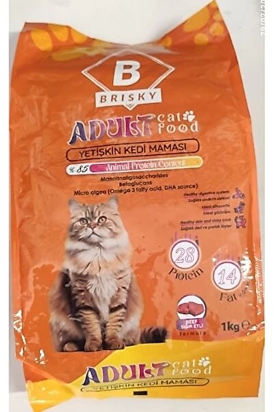 BRISKY Kedi Maması Yetişkin Sığır Etli 1kg