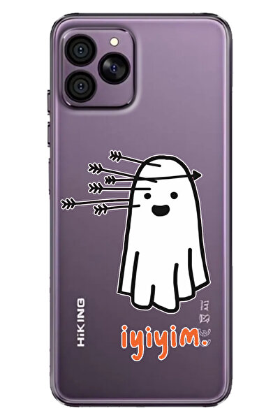 HİKİNG A41 Uyumlu Kılıf Desenli TPU Cover Silikon İyiyim