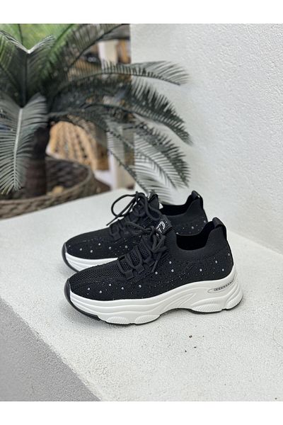Guja 24Y309-1 TRICO CU PIETRE 6CM TALPA GROASĂ TENIS PANTOF SPORT FEMEI