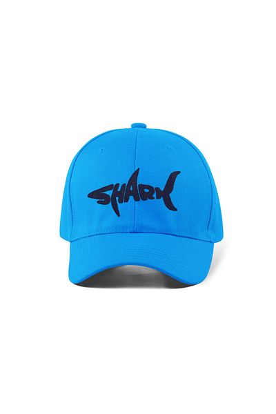 QUATEX Shark Embroidery Blue Sports Cap Unisex Adjustable with Velcro Back a Quality Product