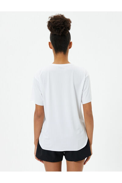 Koton Αθλητικό μπλουζάκι με κοντό μανίκι με στάμπα