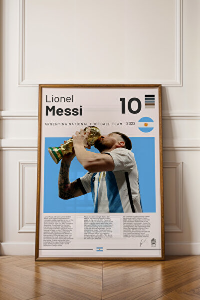 Osliva Shop Lionel Messi Poster, Futbolcu Posteri, Çerçevesiz Poster, Duvar T...