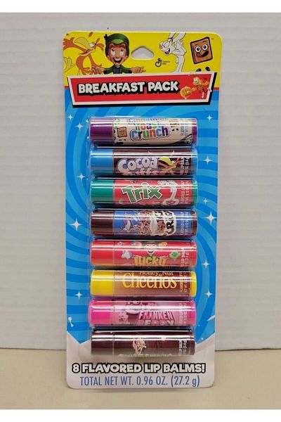 General Mills Breakrast Pack 8 Flavored Lip Balms 27.2 gr