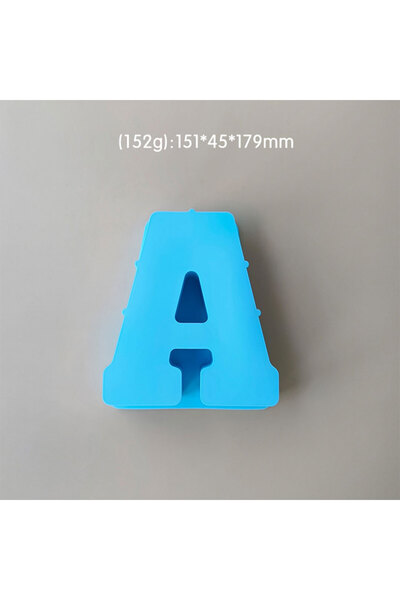 Generic Resin and soap silicone mold big letter A