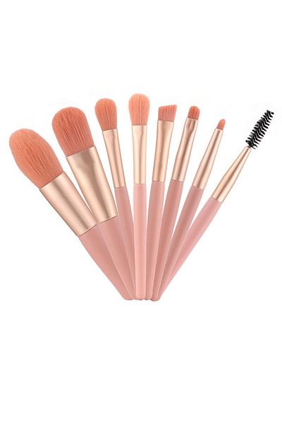 Chavin 8 Pieces Makeup Brush Set Foundation Shadow Powder Eyeliner Eyebrow Brush Set Cin831Pm