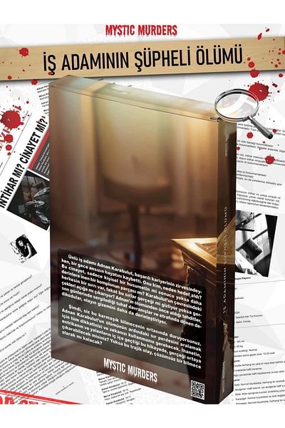 Doğan Oyuncak Dünyası The suspicious death of a businessman detective game - case solving game - crime solving game - murder game murder