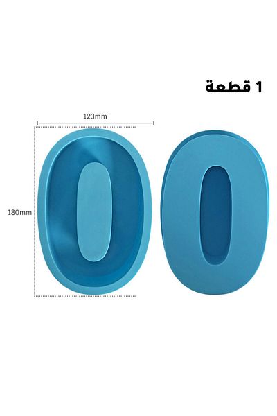 Generic قالب سيليكون راتنج وصابون رقم كبير 0