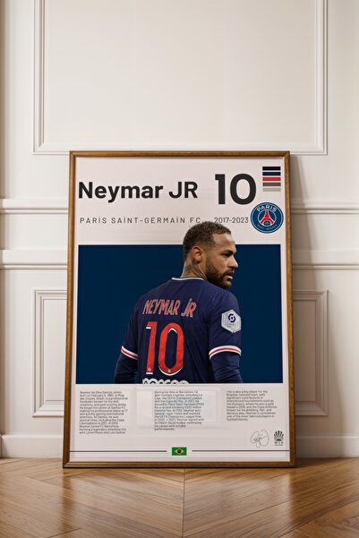 Osliva Shop Neymar Poster, Futbolcu Posteri, Çerçevesiz Poster, Duvar Tablosu...