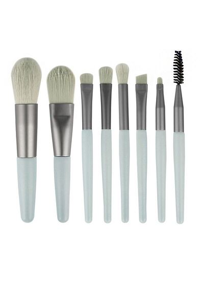 Chavin 8 Pieces Makeup Brush Set Foundation Shadow Powder Eyeliner Eyebrow Brush Set Cin831Mv