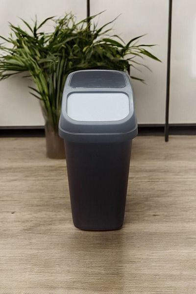 Şahane Pazar Coș de gunoi de lux cu capac dublu deschis 10 litri G646 FMA006464