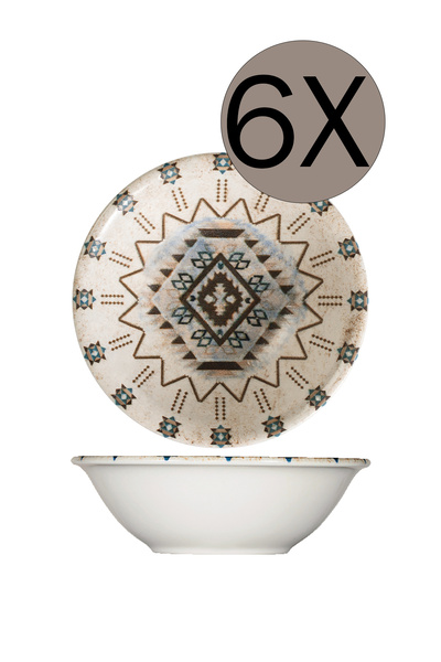 İD FİNE ID FINE Porselen Heritage Lona Kase 16 cm 420 cc 6'lı Takım 20209-112016