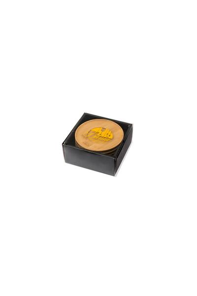 Dania Wooden tea saucer set of 6 pieces