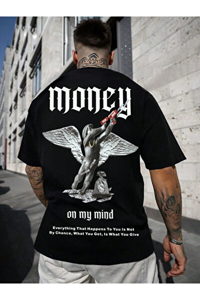 Marco Fresco Μπλουζάκι Unisex Money On My Mind με τύπωμα