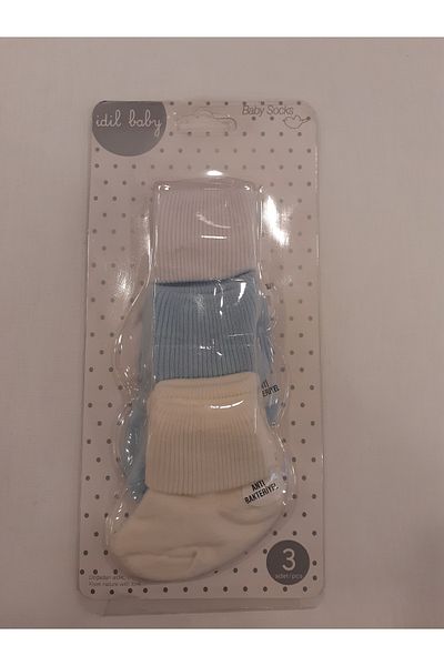 İdilbaby&Mamino Idilbaby&Mamino Baby 3-Pack Socks