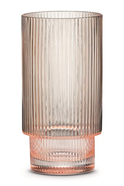 Pozzi Milano Modern Classic 2-Piece Soft Drink Glass Set 460ml Pink - Pm0154 Pink