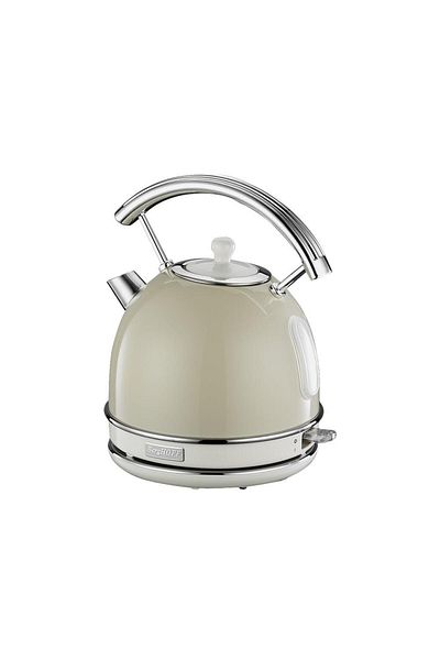 Berghoff Gem Retro 1.7 Liter Vanilla Cream Color Round Kettle