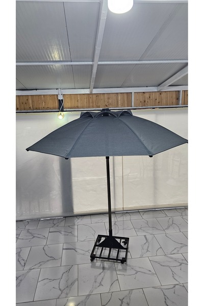 İklim ÇAP 250 CM KOYU GÜMÜŞ GRİ SOLMAZ RENK FAYFIR KUMAŞLI  RÜZGARA DAYANIKLI...