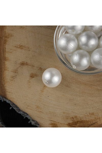 Kanguroom Λευκό Πλαστικό Πέρλα 20 mm 500 γραμμ