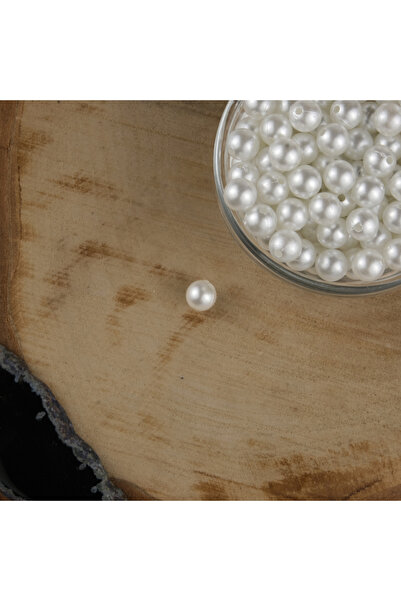 Kanguroom Λευκό Πλαστικό Πέρλα 8 mm 500 γραμμάρια