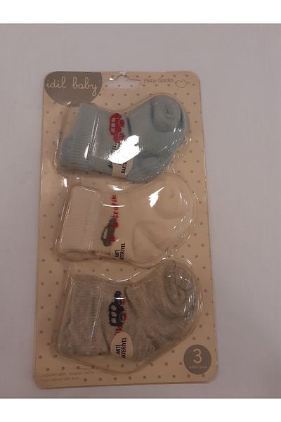 İdilbaby&Mamino Idilbaby&Mamino Baby 3-Pack Socks