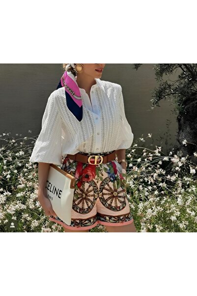 ozze butik Uzun Kollu Kadın Poplin Gömlek