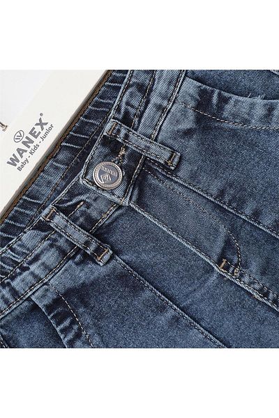 WANEX Girls' Thin Pants Without Raster - Ç652 - Blue