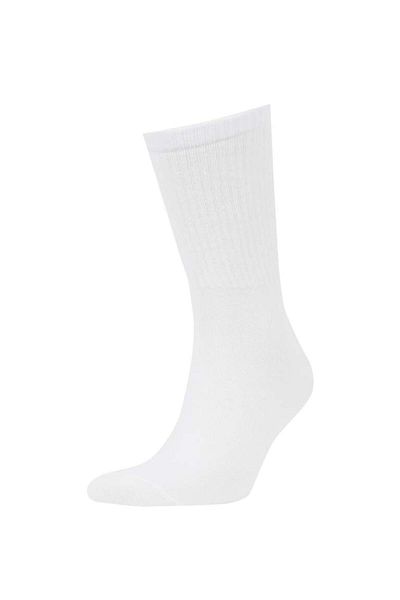 DeFacto New Season Men's Comfortable Elastic 3-Piece Cotton Long Socks