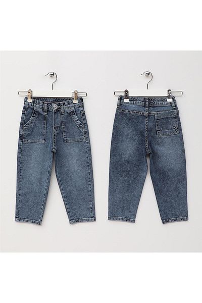 WANEX Girls' Thin Pants Without Raster - Ç652 - Blue