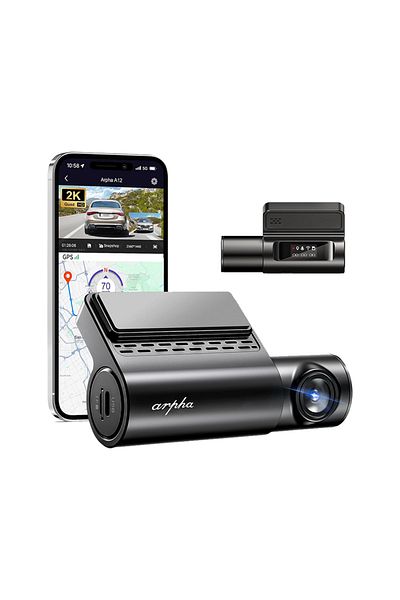 Arpha Dash Cam Car 2K One Channel Front A12 - Black