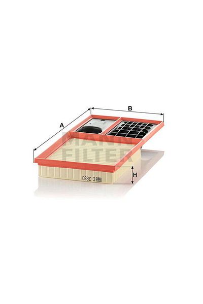 MANN Air Filter Skoda Fabia Ii (5J6, 5J9) 1.6 16V 105Hp 02/07- Gnzrz