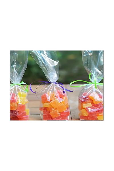 HUR-AY PACK Vertical Transparent Bag / Frame, Precision, Cookie Bag / 50 Pieces