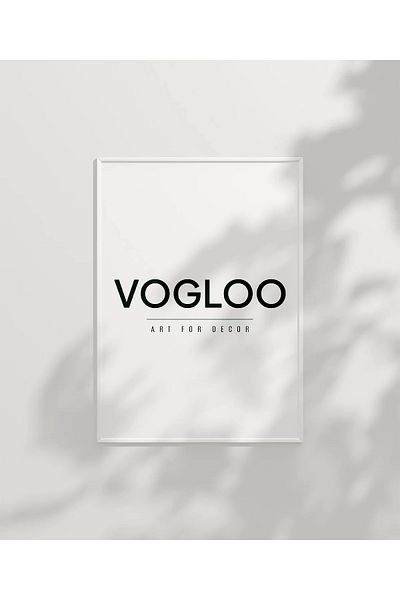VOGLOO Ramă albă 30x45 cm
